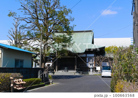 埼玉県三郷市玉蔵院周辺の風景2023年3月 埼玉県三郷市玉蔵院周辺の風景2023年3月 100663568