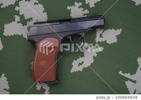 The Makarov-Walther pistol or PM (Pistolet Makarova, lit. Makarov's Pistol) is a Soviet semi-automatic pistol stolen from german Walther PP pistol. 100664648