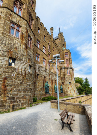 Hohenzollern Castle on mountain top in Stuttgart vicinity, Germany 100665198