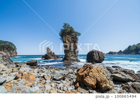 「岩手県」三王岩・宮古市 100665494