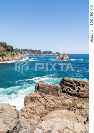 「岩手県」浪打崎・宮古市田老 100666010