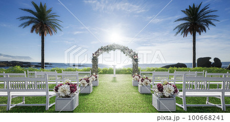 結婚式　cg 100668241
