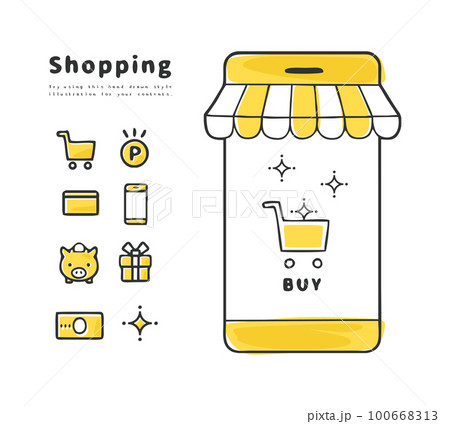 スマホで買い物　ポイントサービス 100668313