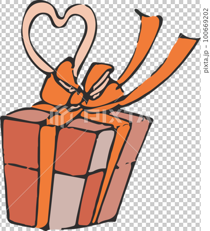 禮物盒橙色 100669202