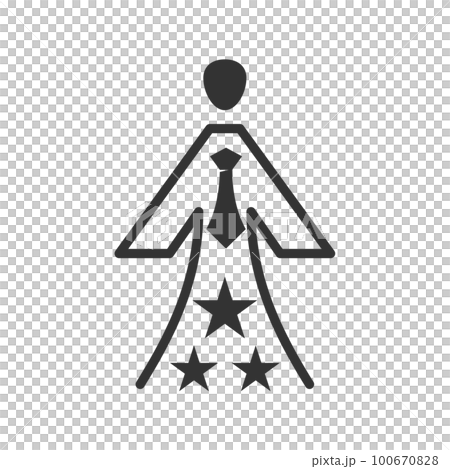 business people with star logo template Icon Illustration Brand Identity. Isolated and flat illustration. Vector graphic 100670828