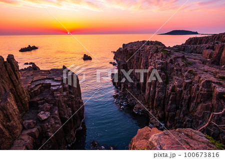 東尋坊(夕景) 東尋坊(夕景) 100673816