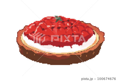 いちごタルト　ドット 100674676