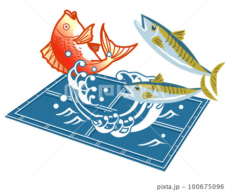 鯛やアジの養殖の生簀 100675096