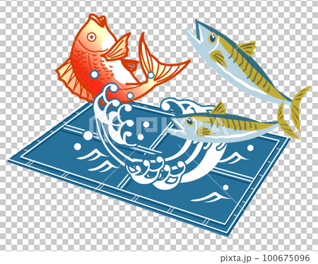 鯛やアジの養殖の生簀 100675096