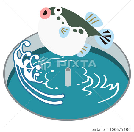 ふぐの陸上養殖 ふぐの陸上養殖 100675100