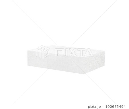 3D. Minimalistic Stone Podium on Geometric Background for Product Presentations 100675494