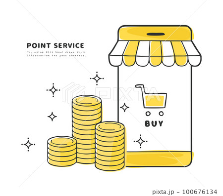 スマホとコイン 100676134