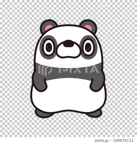 熊貓插畫鬆散的性格 100678112