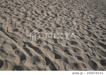 砂浜の模様 100678241