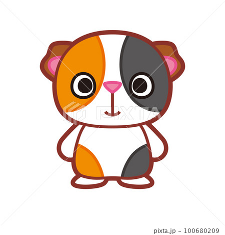 モルモット イラスト ゆるキャラ 100680209