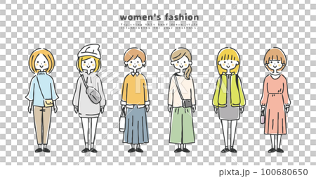 色々な女性 100680650