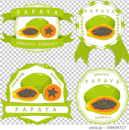 Sweet juicy tasty natural eco product papaya Sweet juicy tasty natural eco product papaya 100684717