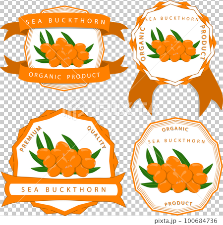 Sweet juicy tasty natural eco product sea buckthorn 100684736