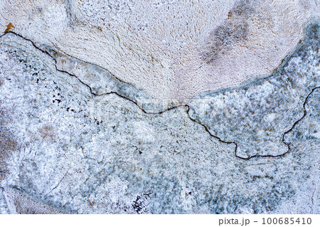 Aerial drone view of abstract natural winter pattern Aerial drone view of abstract natural winter pattern 100685410