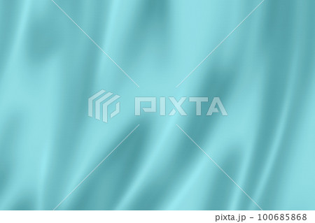 Aqua blue satin texture background 100685868