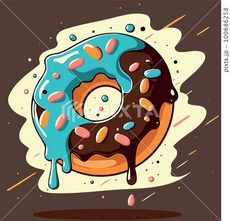 donut food snack sweet 100686258