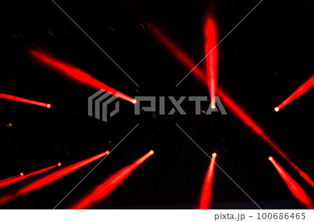Stage lights during a rock concert Stage lights during a rock concert 100686465