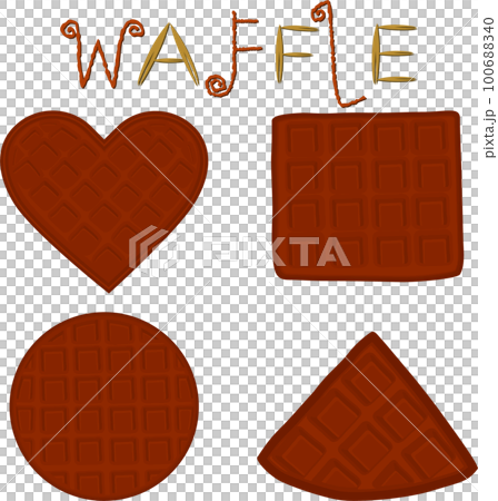 various sweet tasty waffles various sweet tasty waffles 100688340