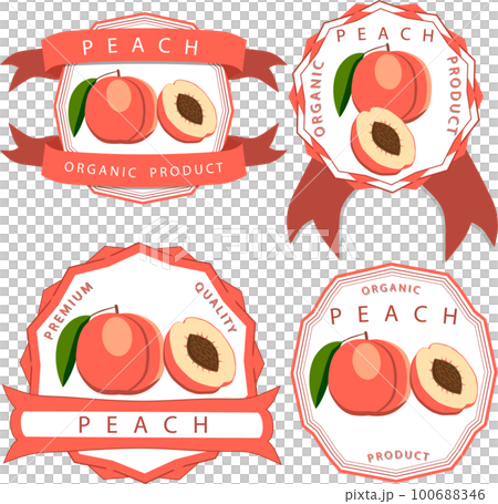 Sweet juicy tasty natural eco product peach 100688346