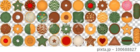 Big set homemade cookie different taste in pastry biscuit 100688827