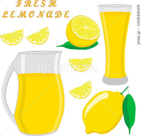 Various sweet tasty natural lemonade Various sweet tasty natural lemonade 100689009