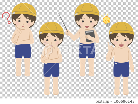 男童問答套裝學校泳裝 男童問答套裝學校泳裝 100690145