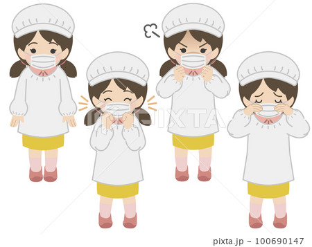 少女の喜怒哀楽セット 給食当番 少女の喜怒哀楽セット 給食当番 100690147