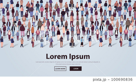 multiethnic people group mix race men women crowd in casual clothes standing together diversity multiculturalism concept multiethnic people group mix race men women crowd in casual clothes standing together diversity multiculturalism concept 100690836