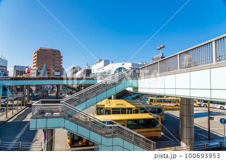 神奈川県　相模原駅　南口バスターミナル 100693953