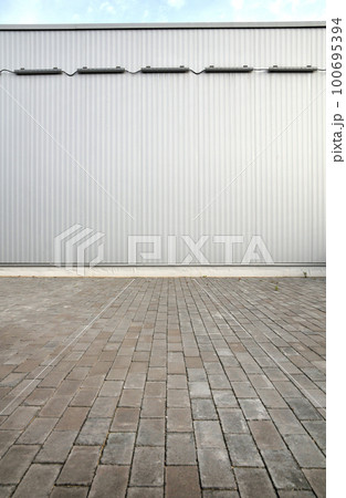 Sheet metal, corrugated wall building Sheet metal, corrugated wall building 100695394
