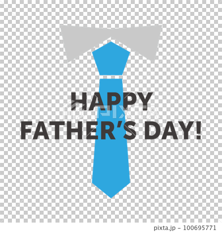 Illustration of a tie and shirt with the title of Father's Day Illustration of a tie and shirt with the title of Father's Day 100695771