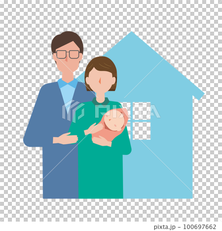 家族と住居 100697662