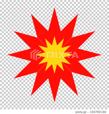 轟炸效果剪影圖標。拍攝效果。向量。 轟炸效果剪影圖標。拍攝效果。向量。 100700180