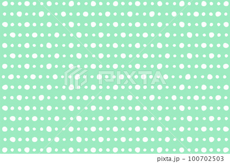 青緑の水玉模様のイラスト素材 [100702503] - PIXTA