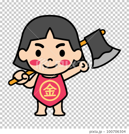 金太郎のイラスト 金太郎のイラスト 100706304