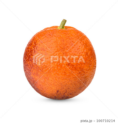 Fresh Orange Blood isolated on white background 100710214