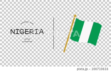 Nigeria flag icon vector illustration 100710818