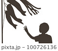 少年と鯉のぼり　シルエット101 100726136