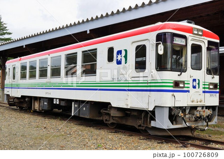 旧北海道ふるさと銀河線（旧国鉄池北線）の風景　旧陸別駅（りくべつ鉄道） 100726809