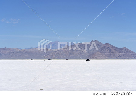 ボンネビル・ソルトフラッツ ユタ州 アメリカ合衆国 ボンネビル・ソルトフラッツ ユタ州 アメリカ合衆国 100728737