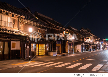 《埼玉県》川越・蔵造りの町並み 100729872