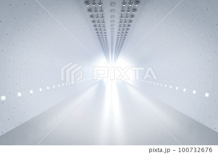 Empty white corridor or walkway hall space Empty white corridor or walkway hall space 100732676