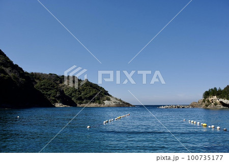 島根半島四十二浦　雲津の海 100735177