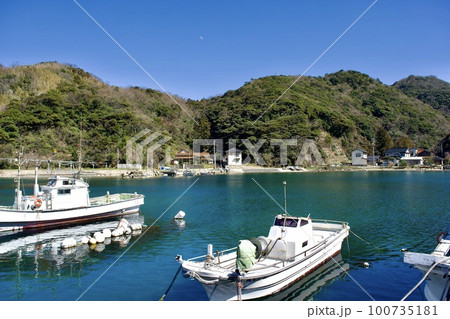 島根半島四十二浦　雲津の海 100735181