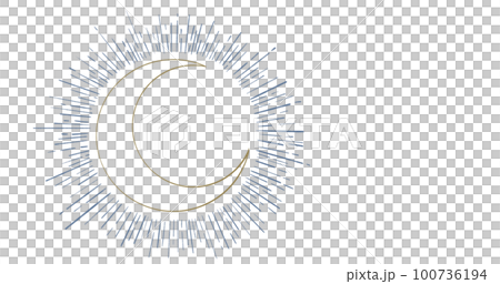 Starry night moon star night sky decorative gold blue ornament illustration art Starry night moon star night sky decorative gold blue ornament illustration art 100736194